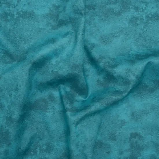 1 Yard Teal Toscana Quilting Cotton Fabric Lightweight Durable Abstract Print 44 inch Width {1}