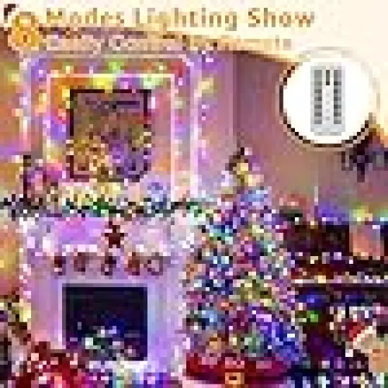 Multicolor Plug in Fairy Light with Remote {4}