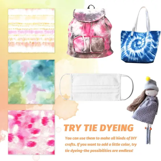 50 PCS 10 x 10 Inch White Cotton Precut Fabric Squares {3}