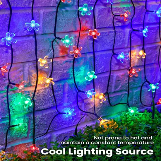 Brightown 60 LED Flower Solar String Lights {3}