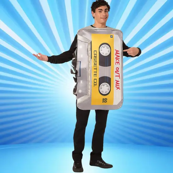 Mix Tape Tunic Adult Costume Funny Music Throwback Outfit {1}