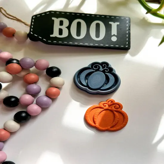 EMBOSSED PUMPKIN | HALLOWEEN | CLAY CUTTER {3}