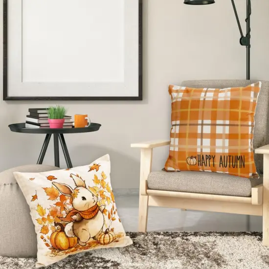 4 Pack Fall Pillow Covers Decoration {2}