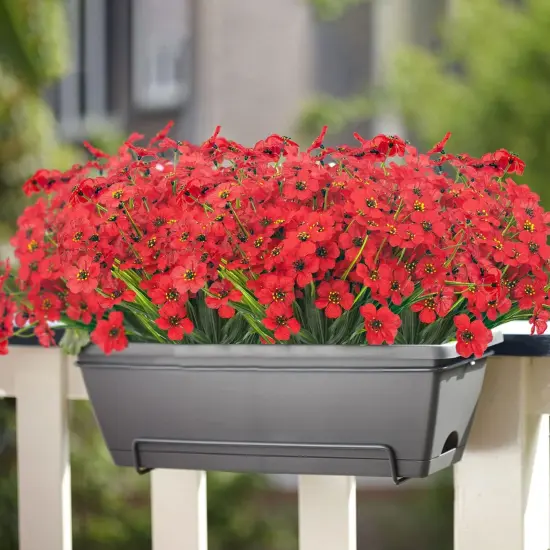 20 Bundles Artificial Flowers Outdoor {3}