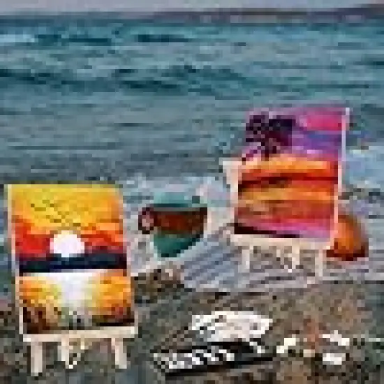 Painting Kit Wood Easel Brushes Date Night {4}