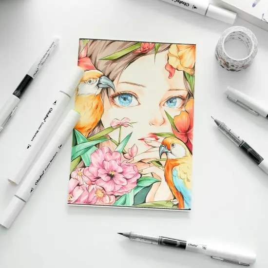 Liquid Fineliner Drawing Pens {4}