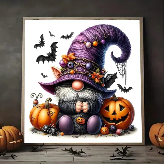 Halloween Gnome Diamond Painting Kits for Adults {4}