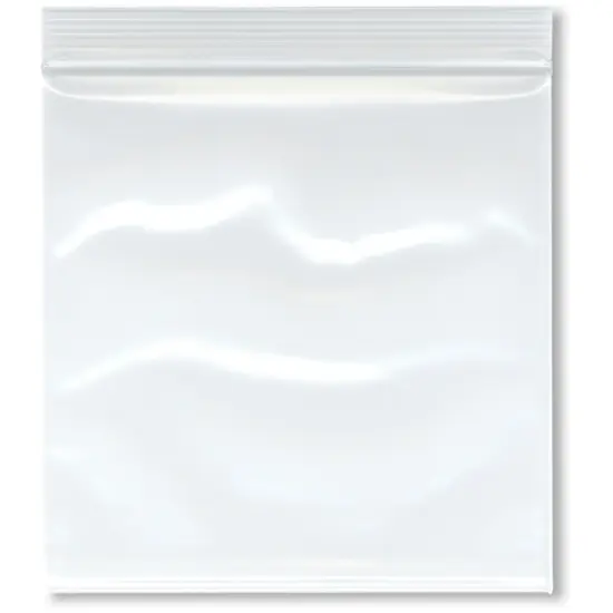 Plymor 5" x 5" (Pack of 100), 4 Mil Heavy Duty Zipper Reclosable Plastic Bags {1}
