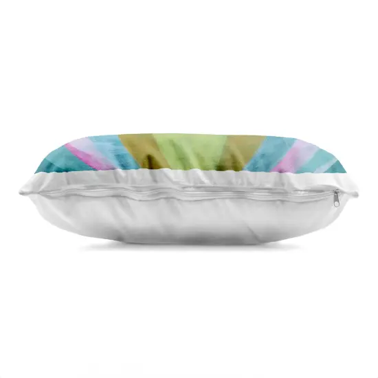 Stupell Industries Rounded Neon Flare Indoor Pillow, 14 x 7 x 20 {3}