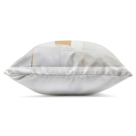 Stupell Industries Yellow Abstract Visionaries Outdoor Pillow, 18 x 7 x 18 {3}