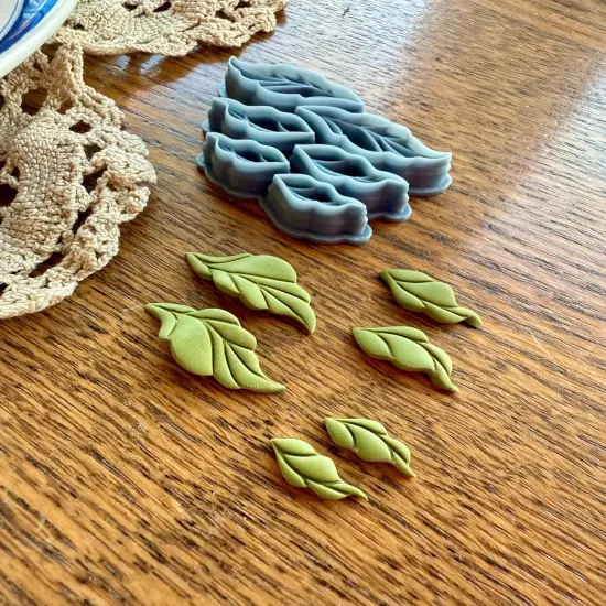 LEAVES CLUSTER PACK | SPRING FLORAL | CLAY CUTTERS {4}