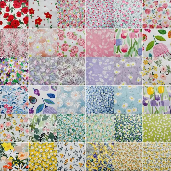 Precut Fabric 10 inch Squares for Quilting Crafts, Multi-Color {2}