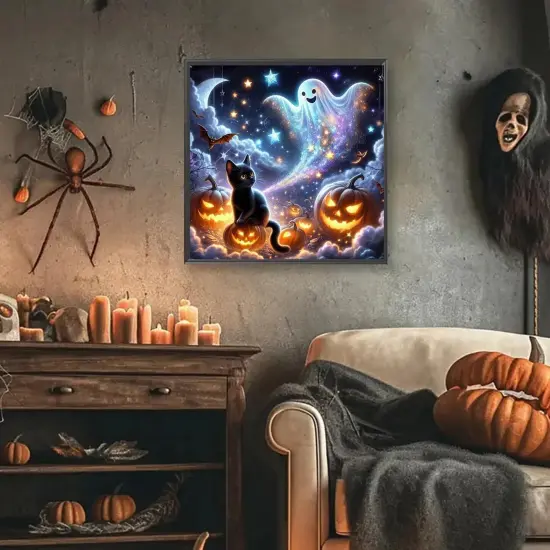 Black Cat Diamond Painting Kits for Beginners {3}