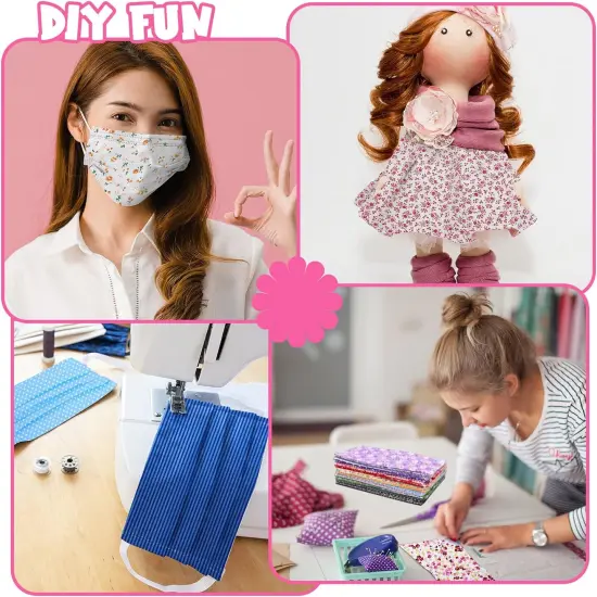 Fabric Squares Multicolor Quilting Fabric Bundles Precut Printed {5}