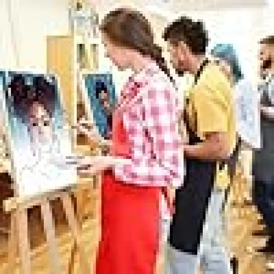 Watercolor Paint Apron Brush Palette Afro Sip {2}