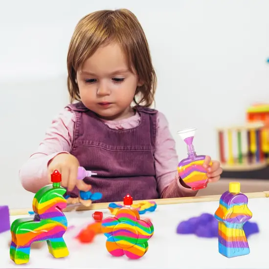 20 Pcs Sand Art Bottle Necklaces Bulk for Kids {4}