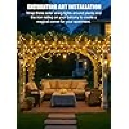 Waterproof Solar Lights for Outside Patio Yard Tree Wedding Christmas {2}