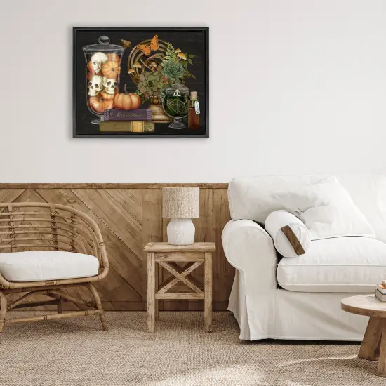 Stupell Industries Autumnal Dark Academia Floating Frame, design by Nicole Tamarin {2}