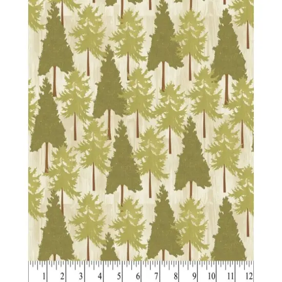 Woodland Forest Cotton Fabric | By the Yard | Sewing and Crafting | 44 inches wide {1}