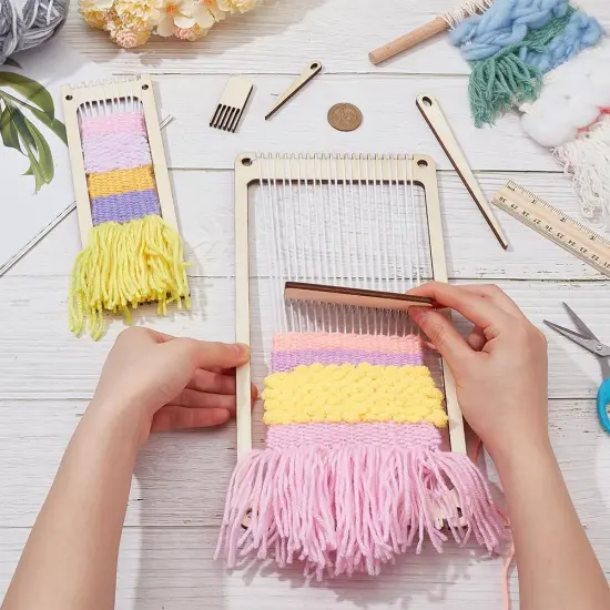 6Pcs Wood Weaving Loom Kit {3}