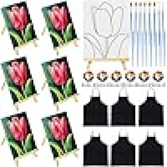 Set Sip and Paint Kit Pre Canvas for Adults {1}