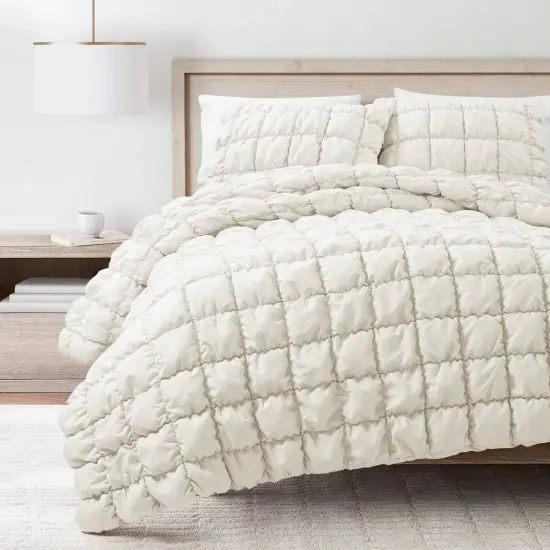 Quilted Soft Lightweight Comforter Set with Pillow Shams for Beds {8}