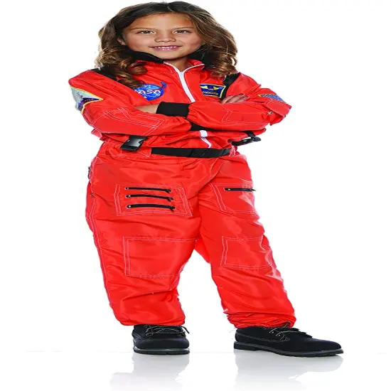 UNDERWRAPS Children's Astronaut Costume - Orange, Medium (6-8) {2}