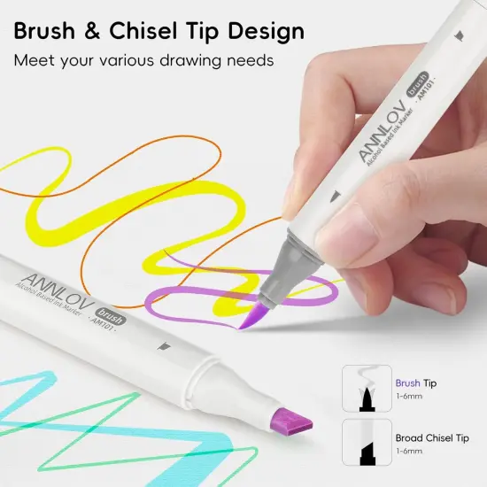 Alcohol Markers Brush Tip {2}