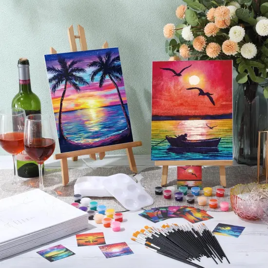 Pre Drawn Canvas Kit for Painting Sip {6}