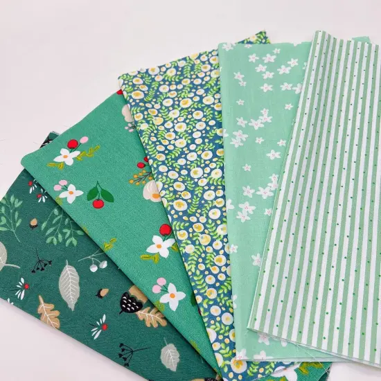 42Pcs 9.8" x 9.8"(25 * 25CM) 21 Colors Cotton Fabric {5}