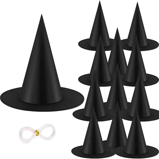 12PCS Halloween Witch Hats {1}
