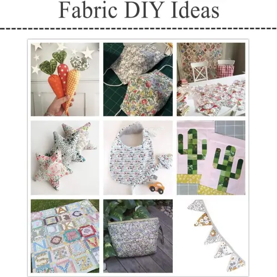 25Pcs Floral Precut Fabrics for Quilting ( {3}