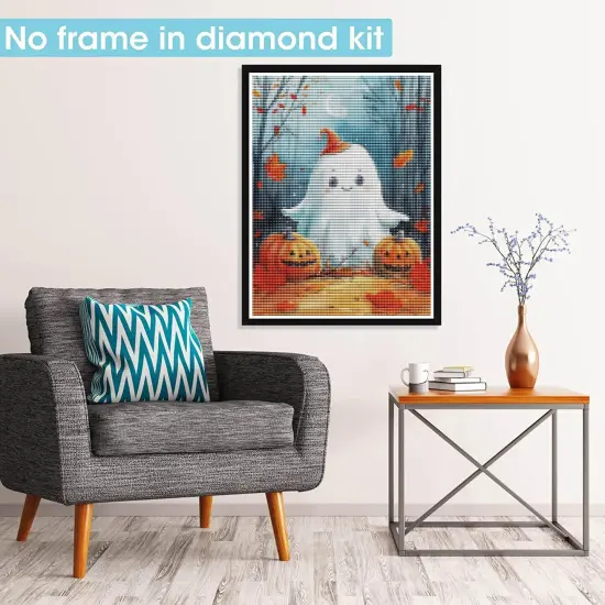 5D Diamond Art Kits for Adults Halloween Ghost {2}