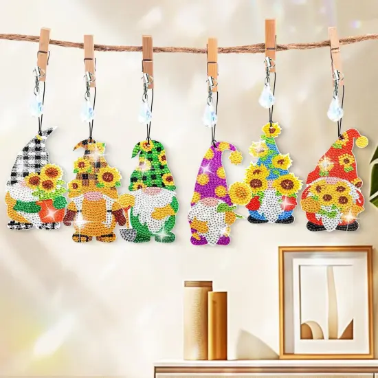 8 Pcs Diamond Painting Bookmark Kit for Adults (Dwarf) {4}