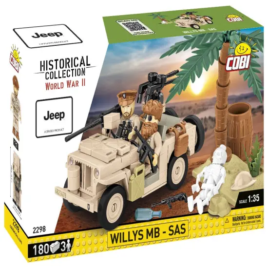 COBI Historical Collection JEEP Willys MB - SAS Vehicle {1}