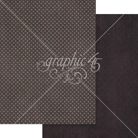 Graphic 45 Patterns & Solids Collection Pack 8.5"X11"-Ghostly Greetings {5}