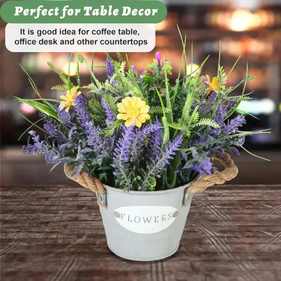 Fake Plants Purple Lavender {3}