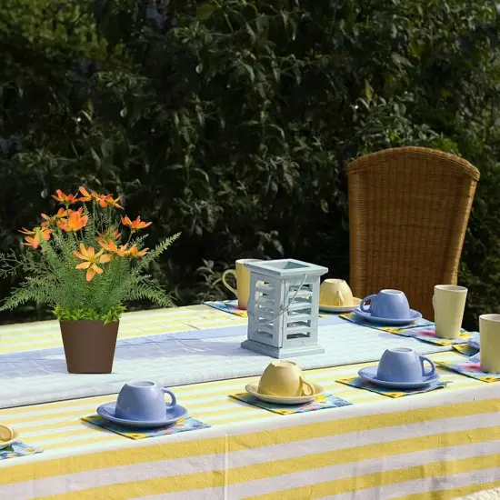 Silk Artificial Flowers Coreopsis Faux Flowers {2}