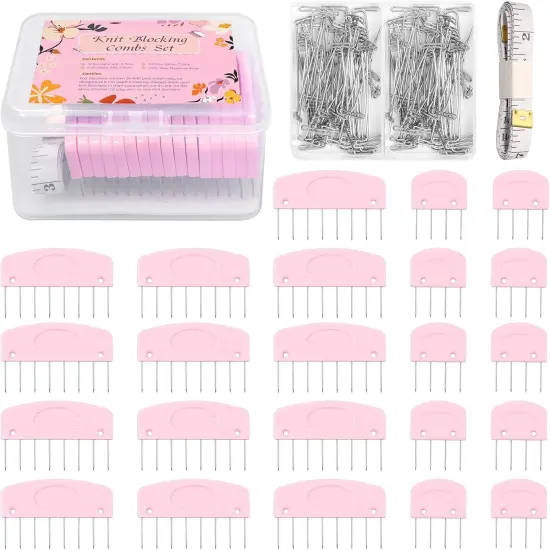 Knit Blocking Combs Pins {1}