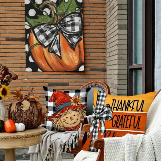 Fall Throw Pillow Covers 18x18 Inch {3}