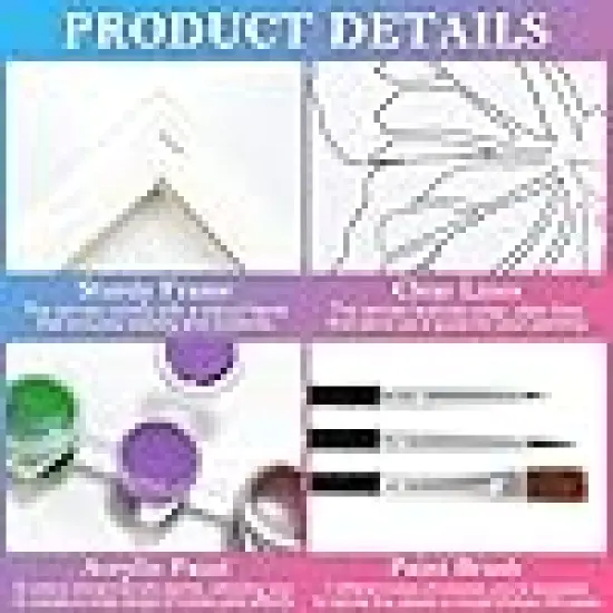 Floral Butterfly Painting Kit Sip and Paint Party Favor {4}