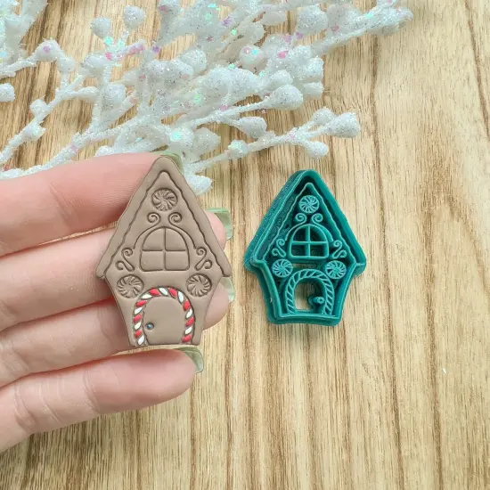 Gingerbread House Clay Cutter | Cookie House {2}