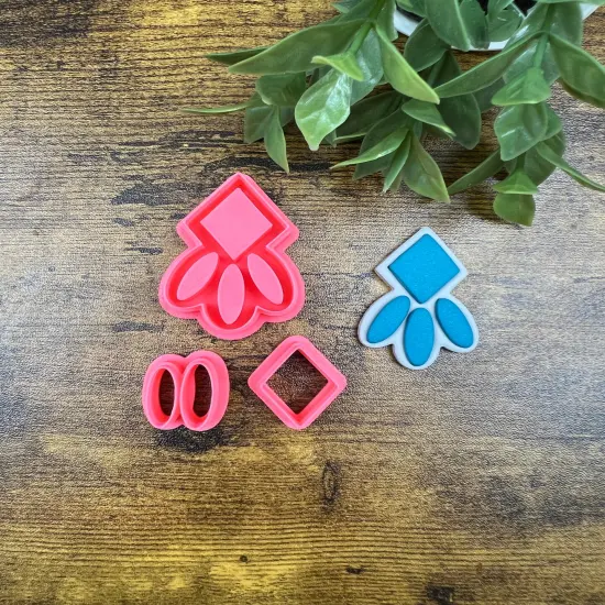 Diamond Burst Clay Cutter | Western Turqouise {1}