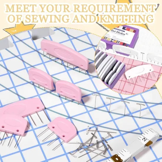 2 Boxes Knit Blocker Combs Knitting {4}