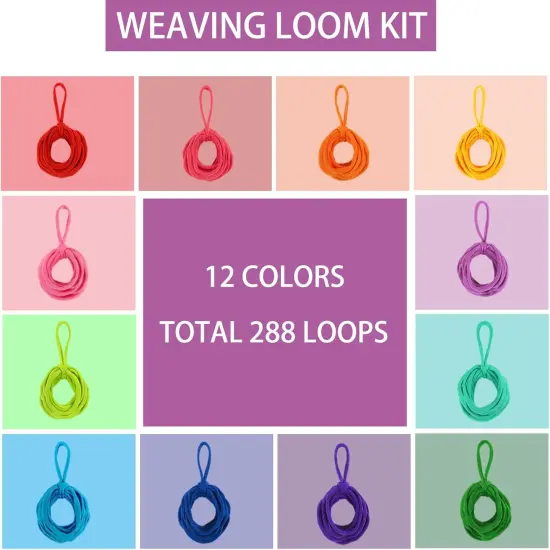 2-in-1 Weaving Loom for Kids and Adults {3}