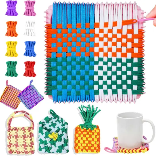 Weaving Loom Kit Crafts - Arts and Crafts for Kids and Adults {1}