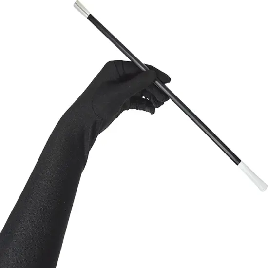 4E&rsquo;s Novelty 21" Elbow Length Satin Gloves for Women &ndash; Black Long Opera Gloves for 1920s Flapper, Gatsby, Evening Party, Prom, Wedding & Costume Accessories, Vintage Old Hollywood Dress-Up {2}