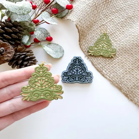 FANCY CHRISTMAS TREE | CHRISTMAS 2024 | CLAY CUTTER {2}