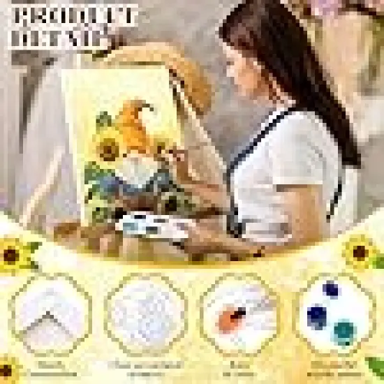 Panels Pre Sketched Canvas Boards with Paints {2}