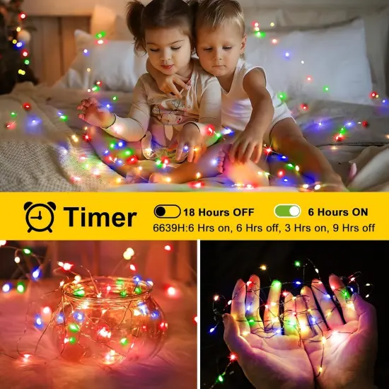 203FT Christmas Fairy String Lights - 600 LED (Multicolor) {4}